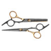 Set of hair cutting scissors