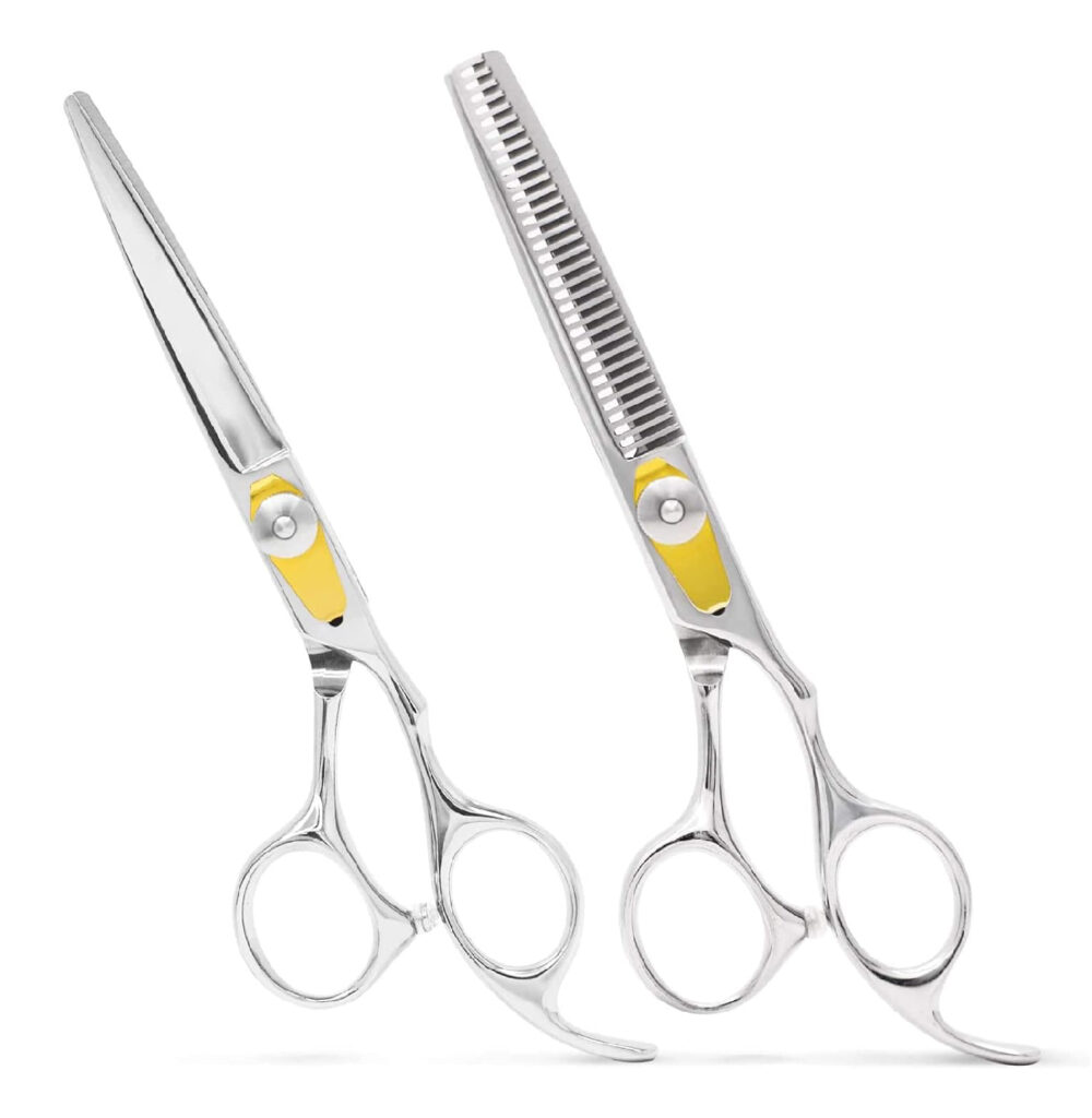 hair cutting scissors and 5.5 INCH hair thinning scissors professional scissors