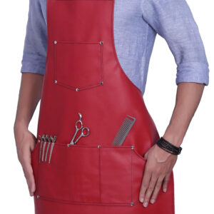 Leather Hair Cutting Hairdressing Barber Apron